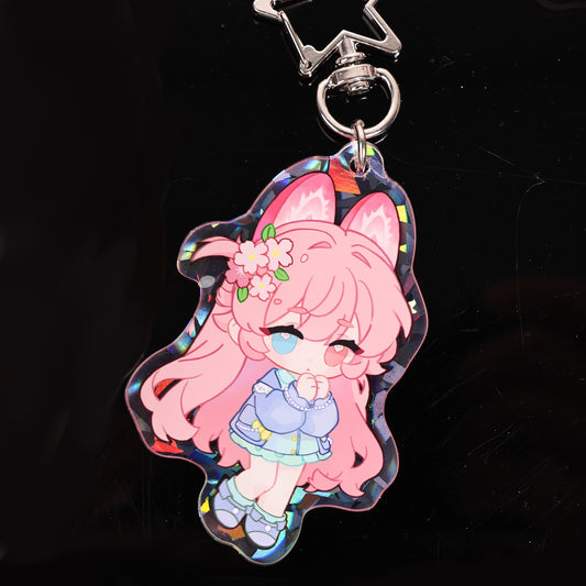 Llavero holográfico personalizado