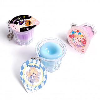 custom Pudding Jelly Keychain
