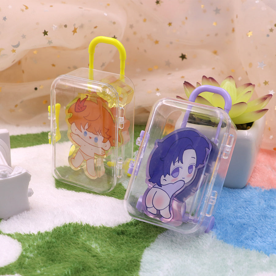 Custom Suitcase Acrylic Keychain