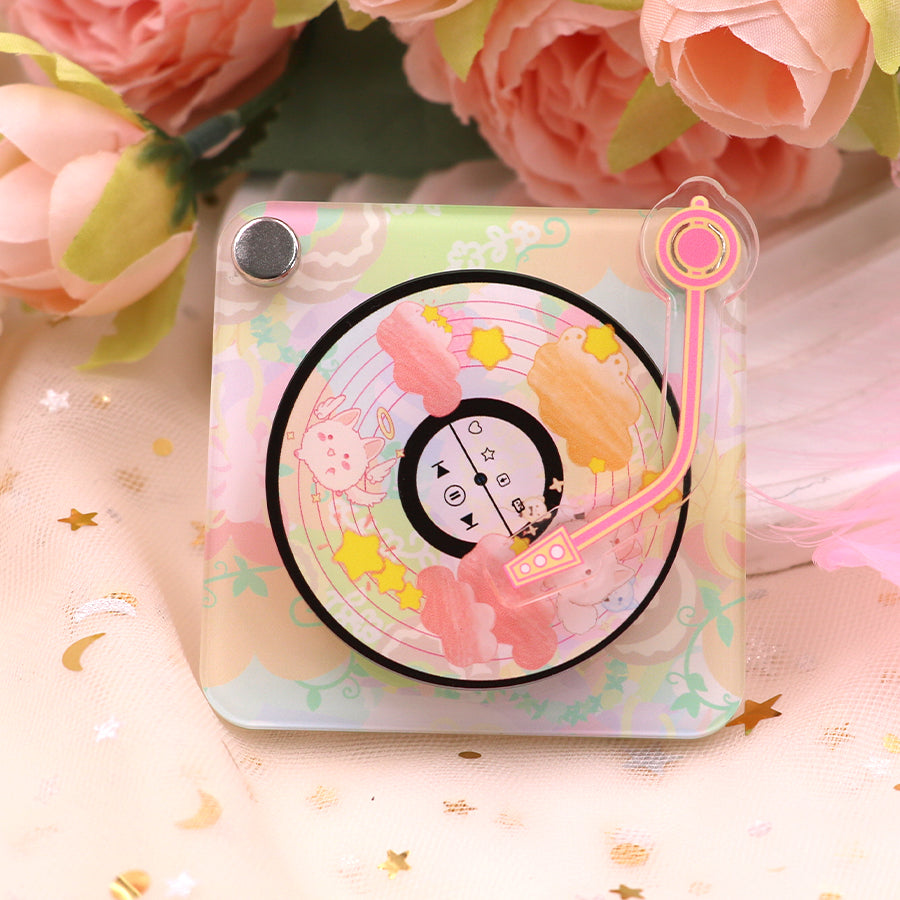 Custom Acrylic Rotation CD Keychain