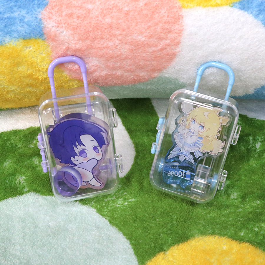 Custom Suitcase Acrylic Keychain
