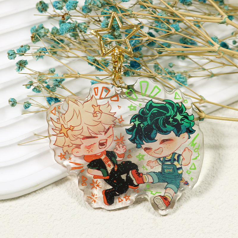 custom epoxy acrylic keychain