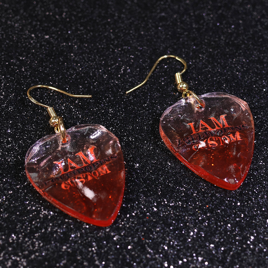 Custom Water ripple earrings keychain