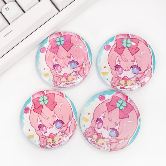 Custom Button Badge(Holographic)