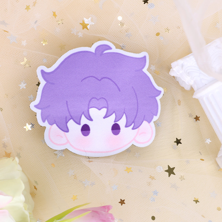 Custom bangs holder