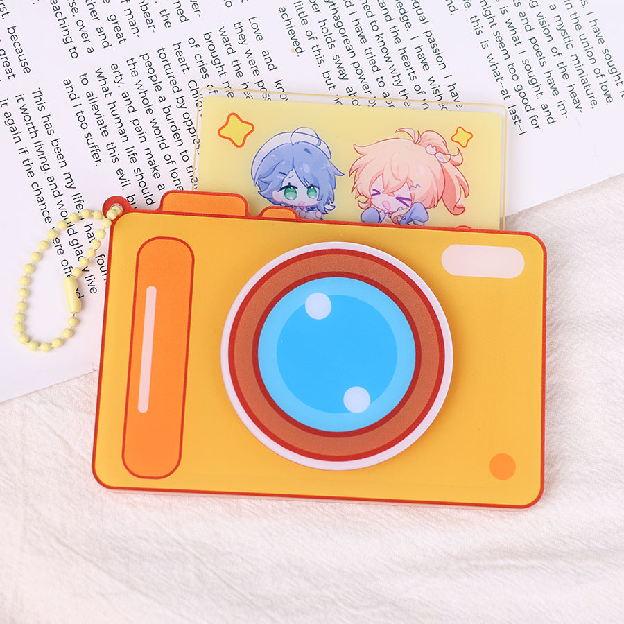 Custom acrylic camera keychain