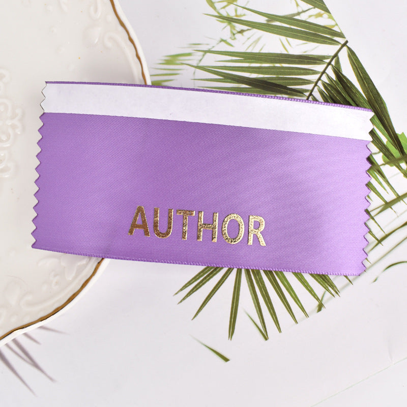 Custom badge ribbon