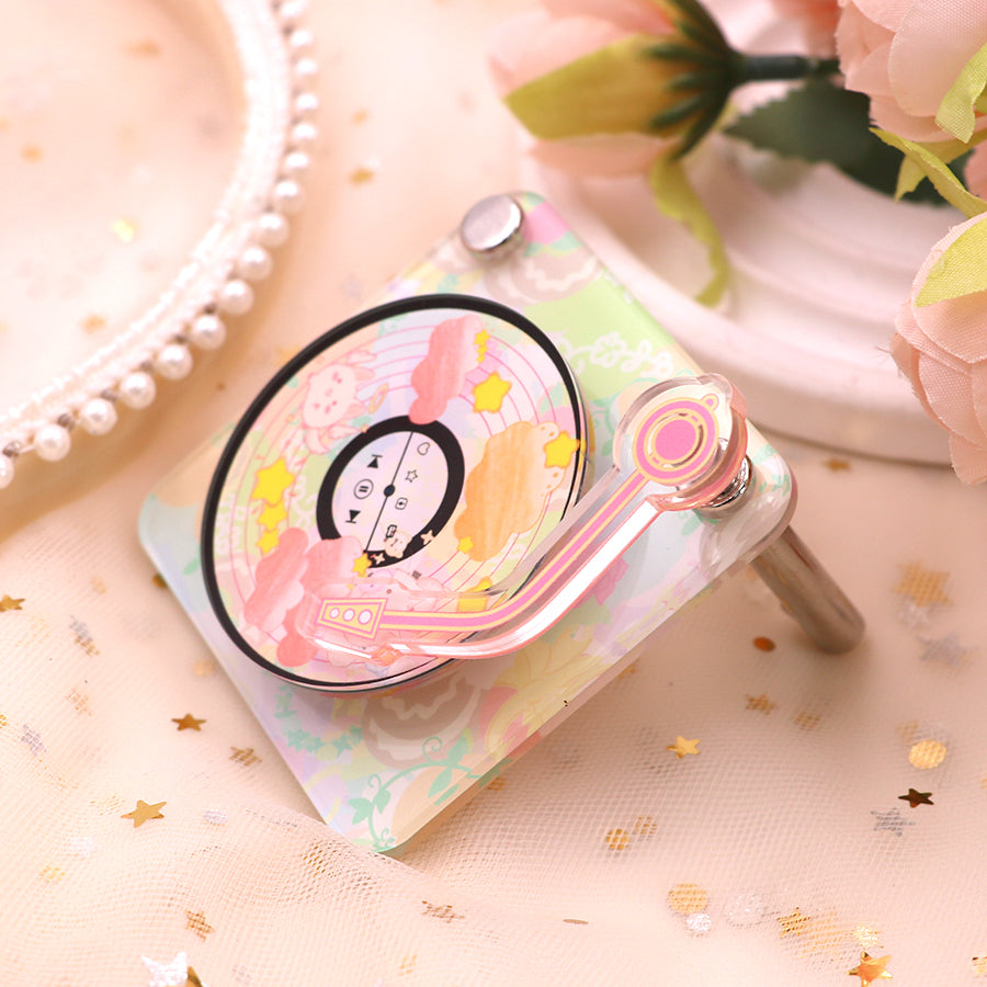 Custom Acrylic Rotation CD Keychain