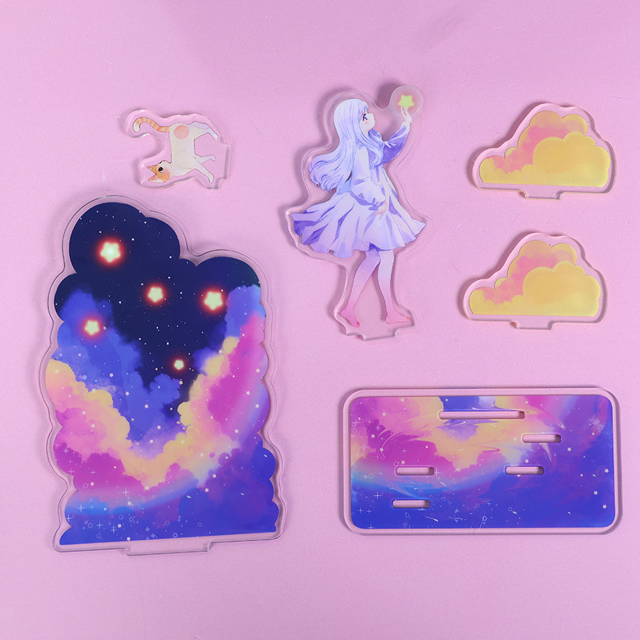 Custom Magnetic LED light Acrylic standee