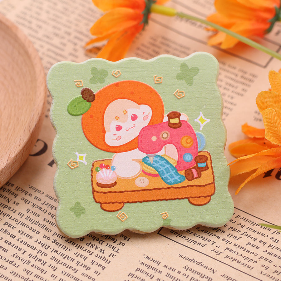 Custom Wooden Embossment Badge