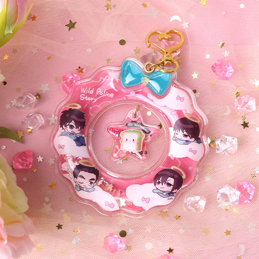 Custom Pvc Wreath Keychain