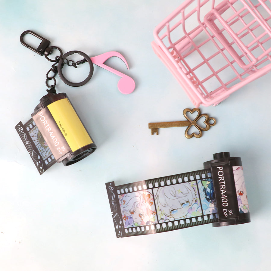Custom Film roll keychain