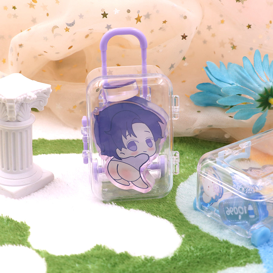 Custom Suitcase Acrylic Keychain