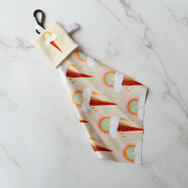 Custom Glasses cloth keychain