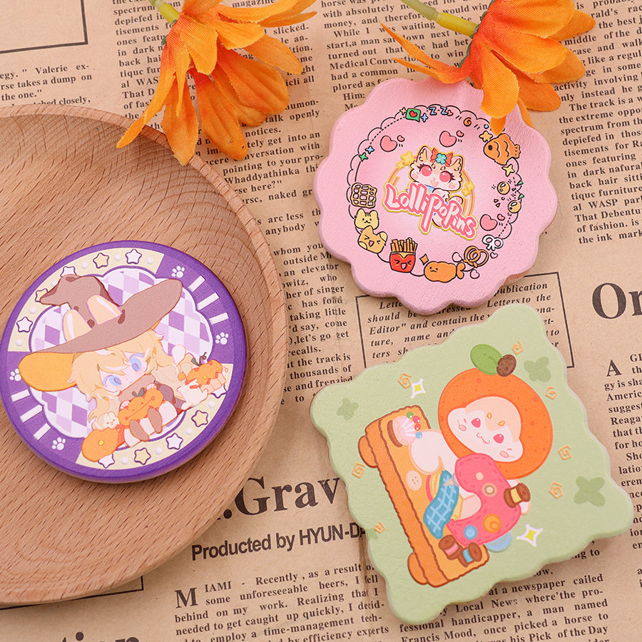 Custom Wooden Embossment Badge