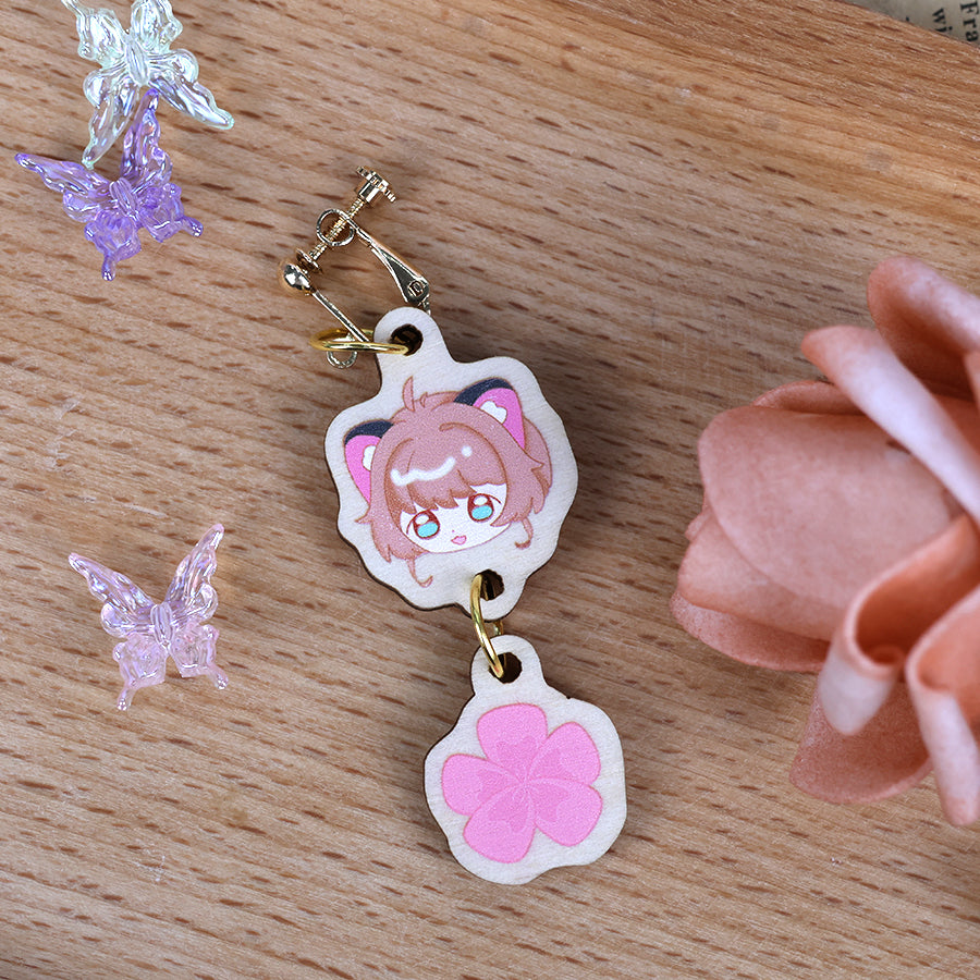 Custom Wooden earrings