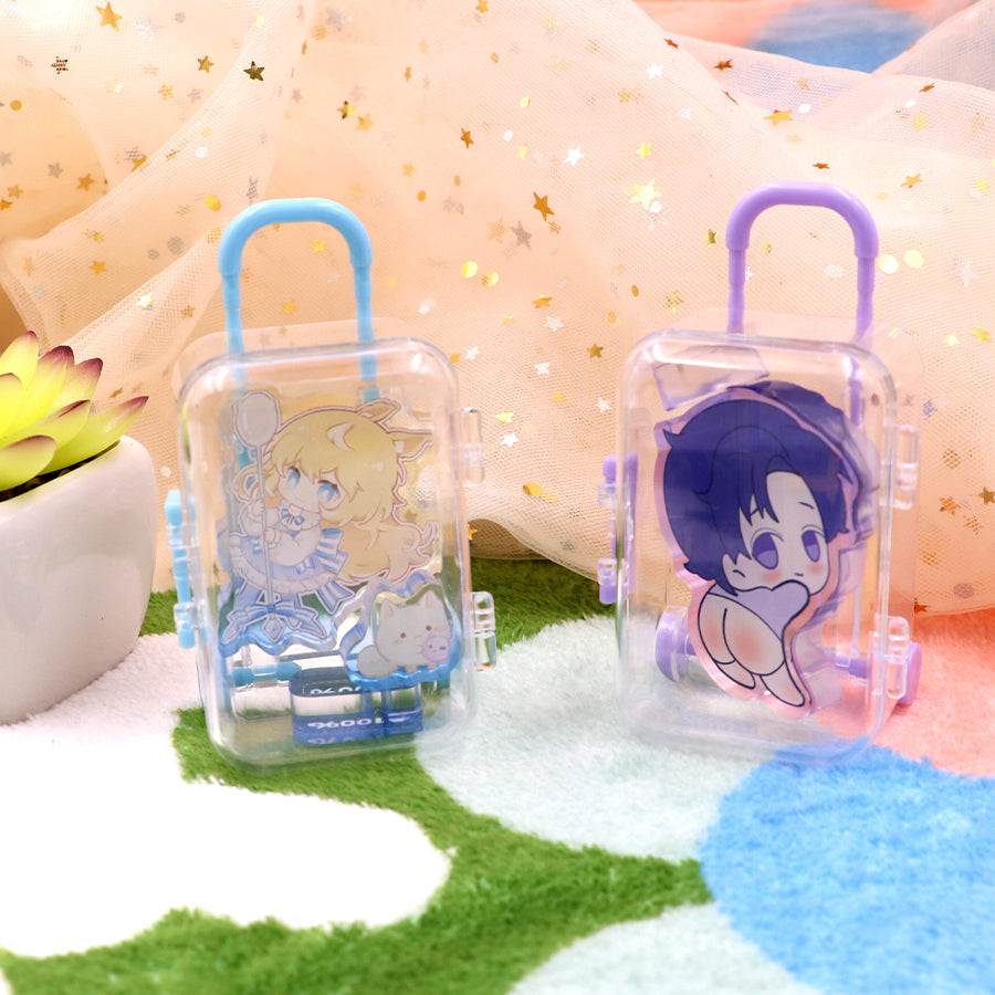 Custom Suitcase Acrylic Keychain