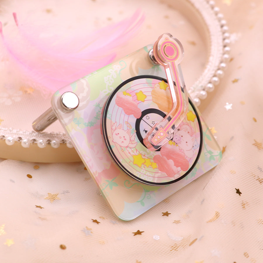 Custom Acrylic Rotation CD Keychain