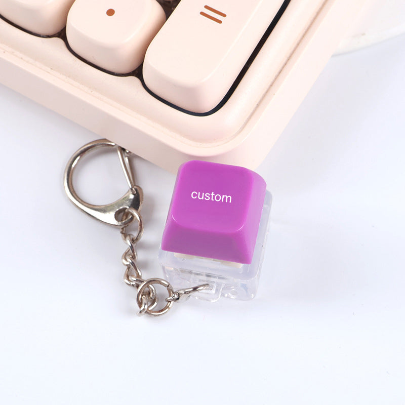 Llavero con teclado acrílico personalizado