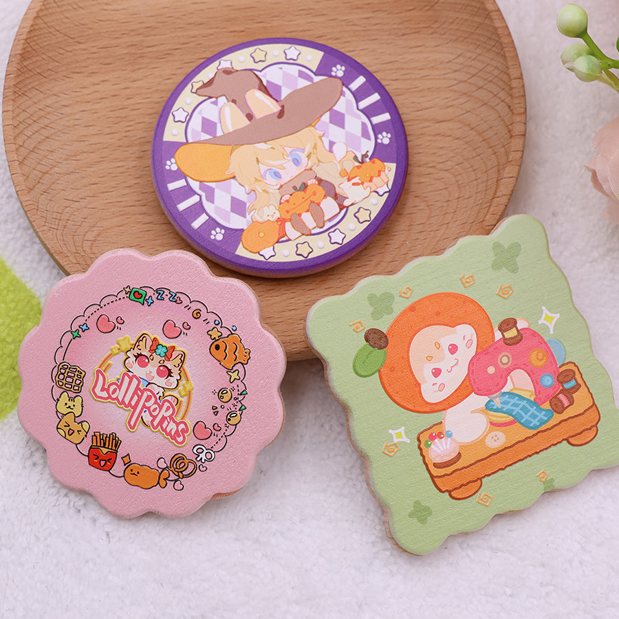 Custom Wooden Embossment Badge