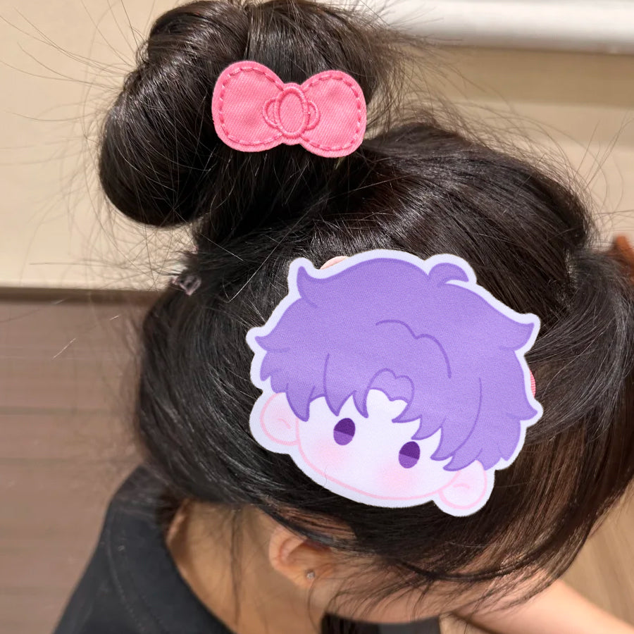 Custom bangs holder