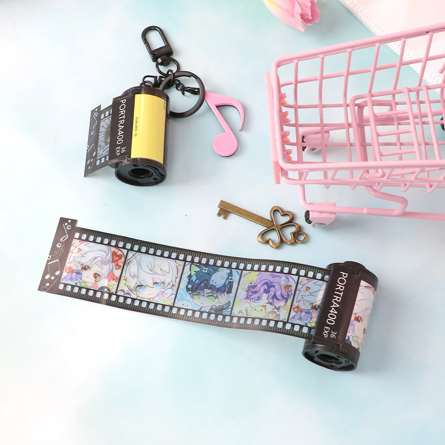 Custom Film roll keychain