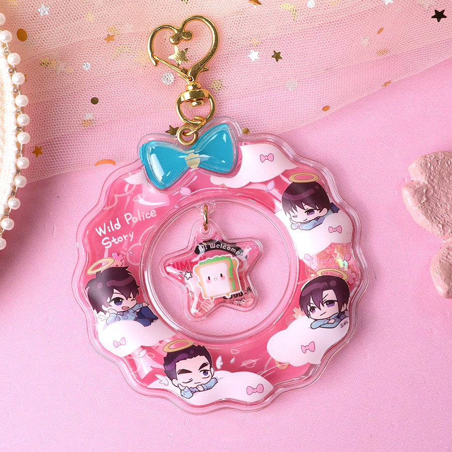 Custom Pvc Wreath Keychain