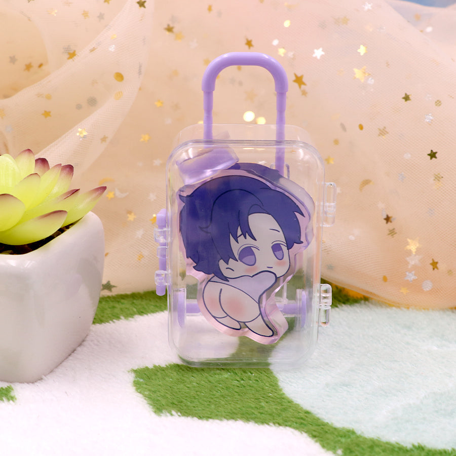 Custom Suitcase Acrylic Keychain