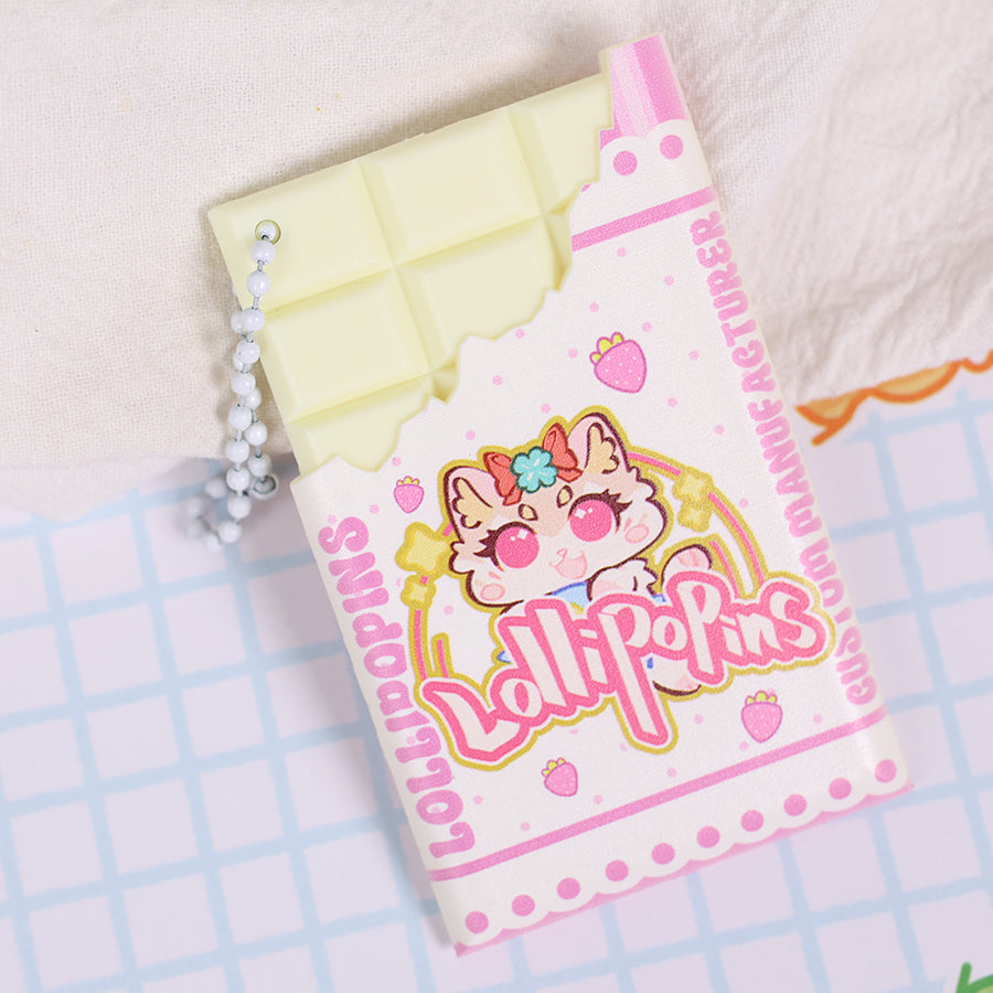 Custom chocolate keychain