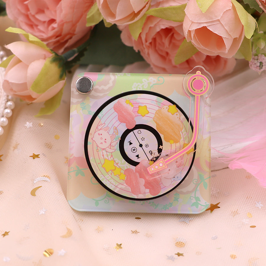Custom Acrylic Rotation CD Keychain