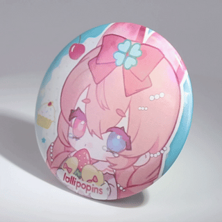 Custom Button Badge(Holographic)