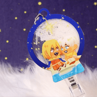 Custom Snow globe keychain