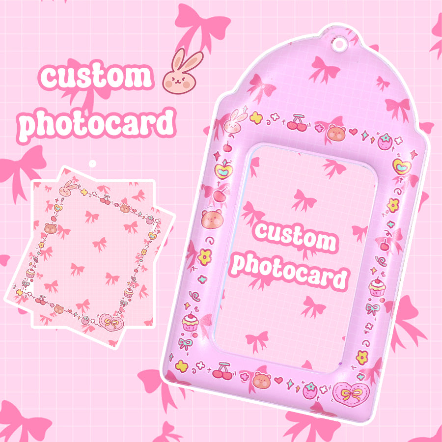 custom PVC Photocard(Glossy surface)