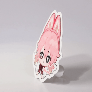 Custom Sand Glitter Frosted Stickers