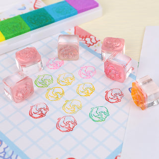 Custom Acrylic mini standalone stamp