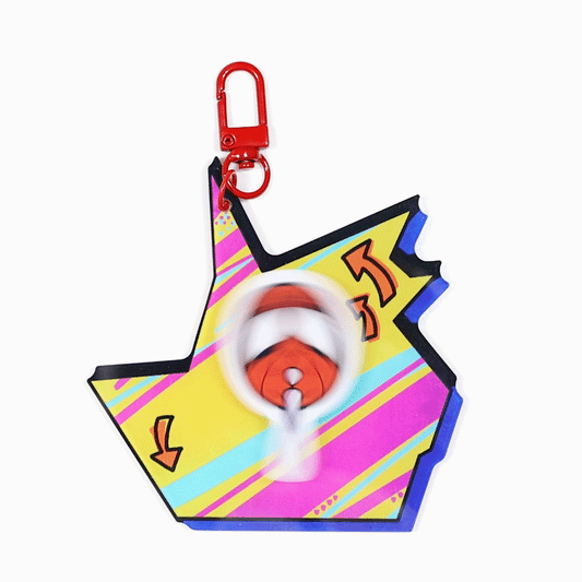 Llavero acrílico giratorio personalizado