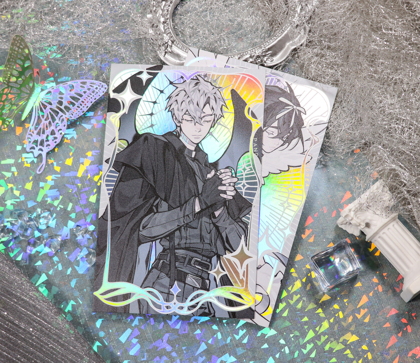 Custom holographic laser card