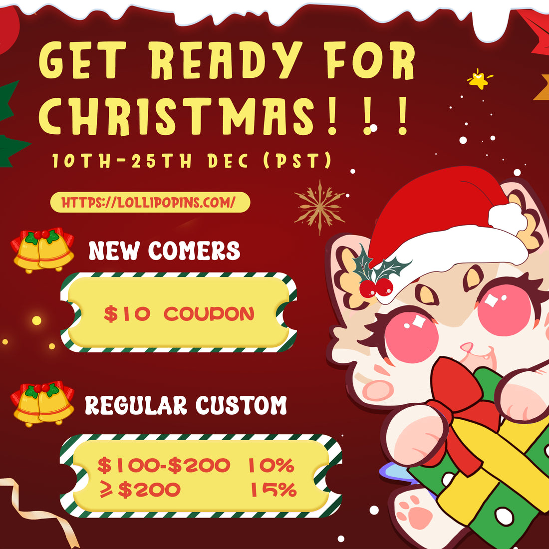 Merry Christmas Discounts on Custom Products - Unwrap Special Offers Today!