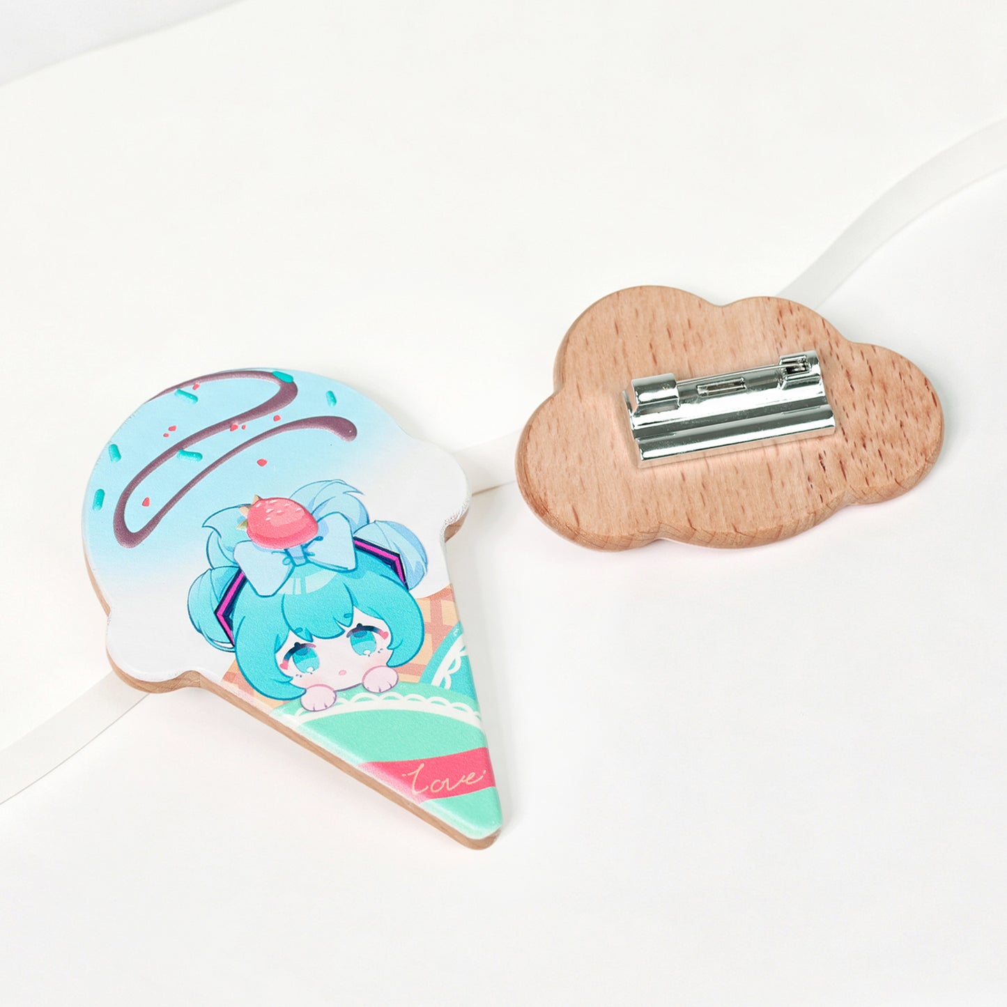 Custom Wooden Embossment Badge