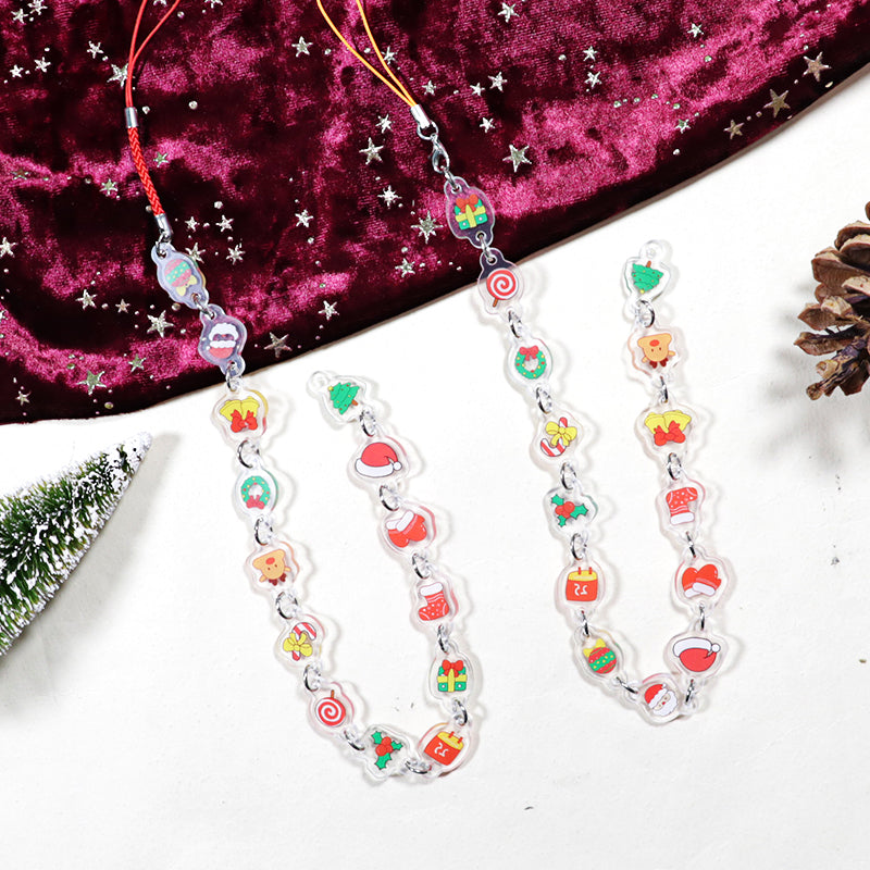 Custom Acrylic phone charm necklace