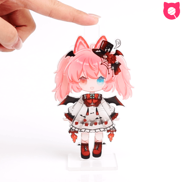 Custom Press-Action Movable Acrylic Standee