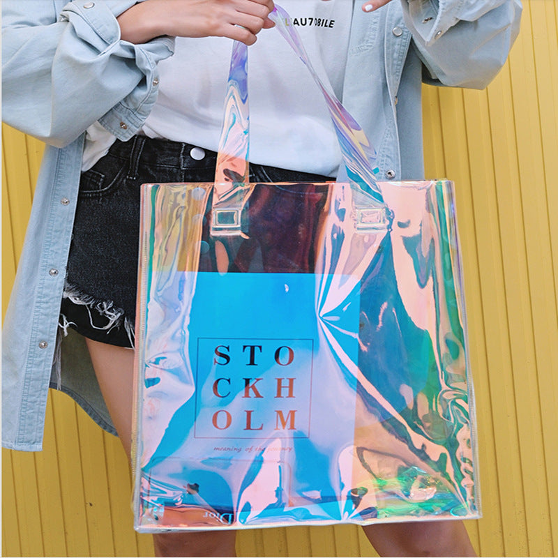 Custom  Iridescent Holographic Bag