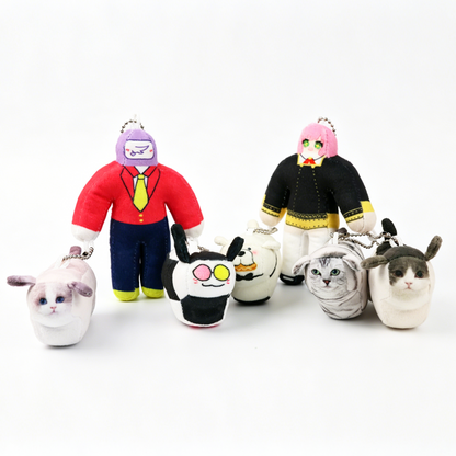 Custom 3D Stuffed Doll Keychain