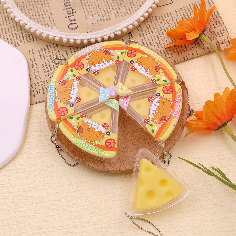 Custom Cheese keychain