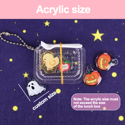 Custom Mini lunch box keychains
