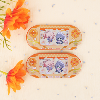 Custom Game console-shaped badge