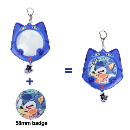 Custom  Badge Protector Keychain