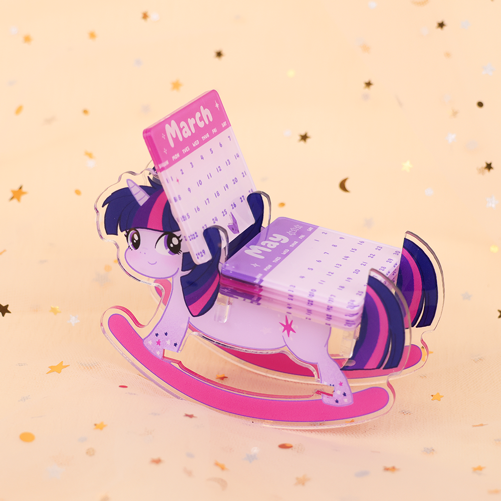 Custom Acrylic Rocking Horse Calendar