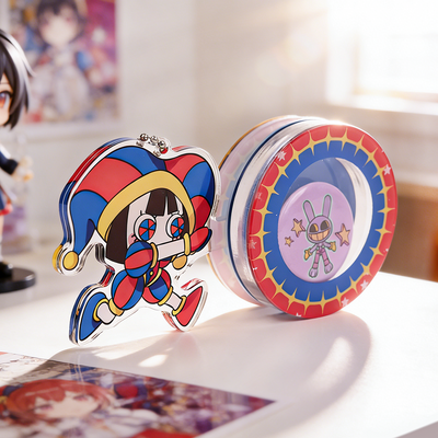 Custom Rotating Acrylic Badge Storage Charm