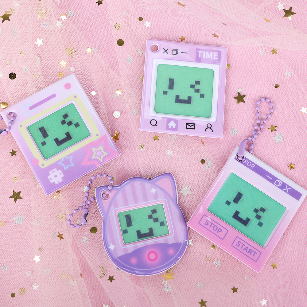 Custom puffy lenticular keychain